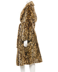 Nina Ricci Leopard Print Coat