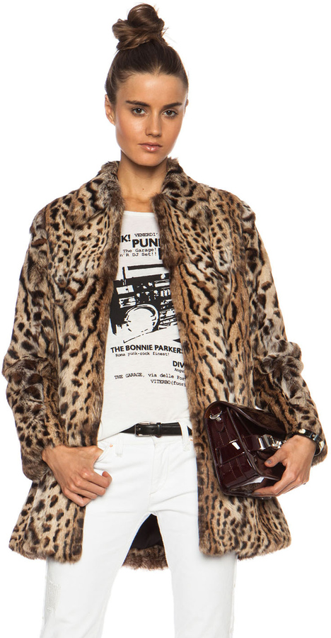 Rta Blazer Fur Coat, $3,995 | Forward By Elyse Walker | Lookastic