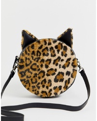Monki Leopard Print Cat Bag
