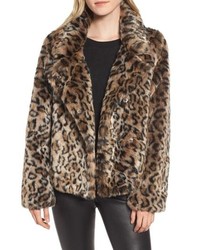 Sam Edelman Faux Fur Leopard Jacket