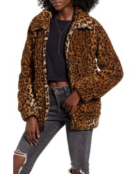 Levi's Leopard Print Faux Fur Jacket