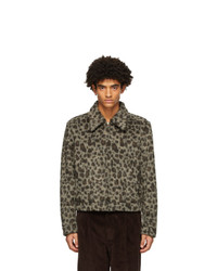 Second/Layer Brown And Black Filero Leopard Jacket