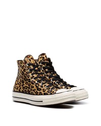 Converse Leopard Print Chuck Taylor 70s High Top Sneakers