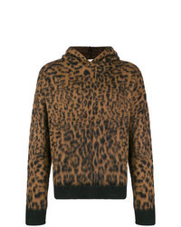 Brown Leopard Hoodie