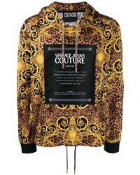 VERSACE JEANS COUTURE Leopard Baroque Print Hoodie