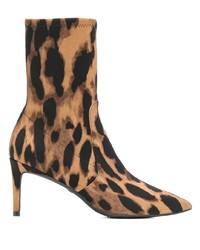 Stuart Weitzman Leopard Print Ankle Boots