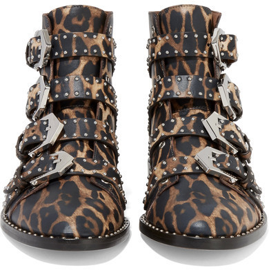 Givenchy Studded Ankle In Leopard Print Leather Leopard $1,450 | | Lookastic