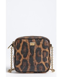 Brown Leopard Leather Bag