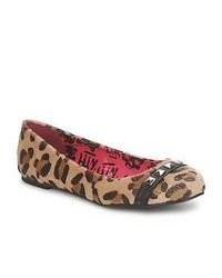 Abbey Dawn Ballerina Leopard Print Shoes