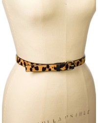 The Limited Leopard Haircalf Skinny Belt