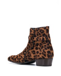 Lidfort Cavallino Leopard Ankle Boots