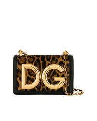 Dolce & Gabbana Dg Leopard Print Shoulder Bag