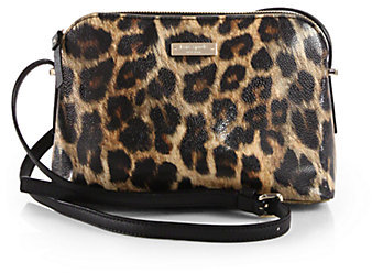 NEW Kate Landry Cheetah LEOPARD Handbag Purse Brown Macys NWT