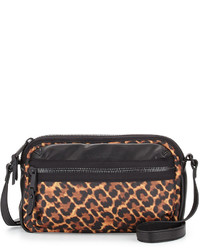 French Connection Piper Leopard Print Crossbody Bag Leopardblack