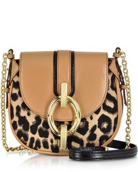 Diane von Furstenberg Sutra Mini Leopard Jacquard Crossbody Bag