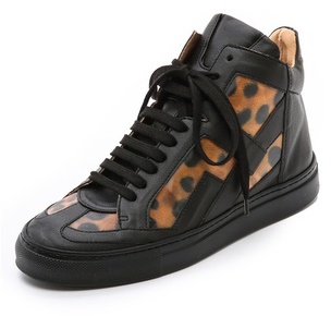 Maison Martin Margiela Mm6 Leopard High Top Sneakers | Where to buy ...