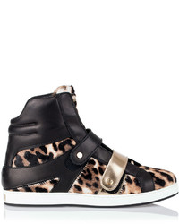 Jimmy Choo Yazz Leopard Print Sneaker