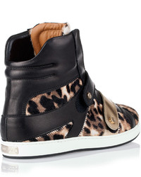Jimmy Choo Yazz Leopard Print Sneaker