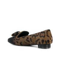 Salvatore Ferragamo Vara Leopard Loafers