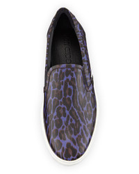 Jimmy Choo Grove Leopard Print Slip On Sneaker