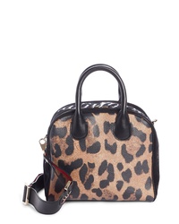 Christian Louboutin Marie Jane Small Leather Suede Satchel