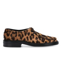 Saint Laurent Leopard Print Loafers