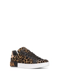 Dolce & Gabbana Leopard Lace Up Sneaker