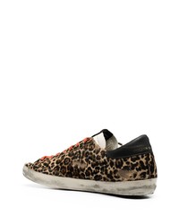 Golden Goose Superstar Leopard Print Sneakers