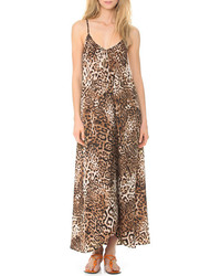 ChicNova Leopard Print Asymmetric Hem Cami Dress