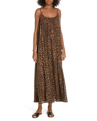 Mes Demoiselles Fetiche Leopard Print Maxi Dress