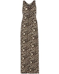 Yumi Mela Leopard Print Maxi Dress