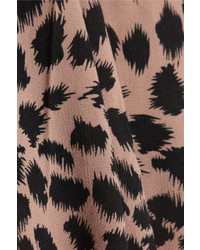 Zimmermann Sundown Animal Print Crepe Maxi Dress