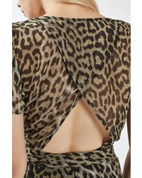 Tall Leopard Wrap Maxi Dress