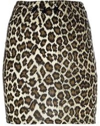 Jean Paul Gaultier Vintage Leopard Print Skirt