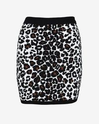 A.L.C. Leopard Knit Skirt