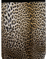 Giambattista Valli Leopard Print Skirt