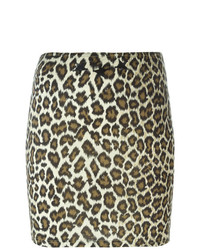 Jean Paul Gaultier Vintage Leopard Print Skirt