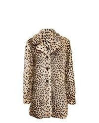 Brown Leopard Outerwear