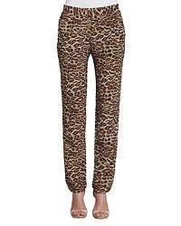 Amour Vert Megan Leopard Print Pants