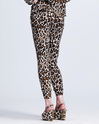 Stella McCartney Leopard Print Jogging Pants