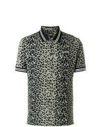 Brown Leopard Polo