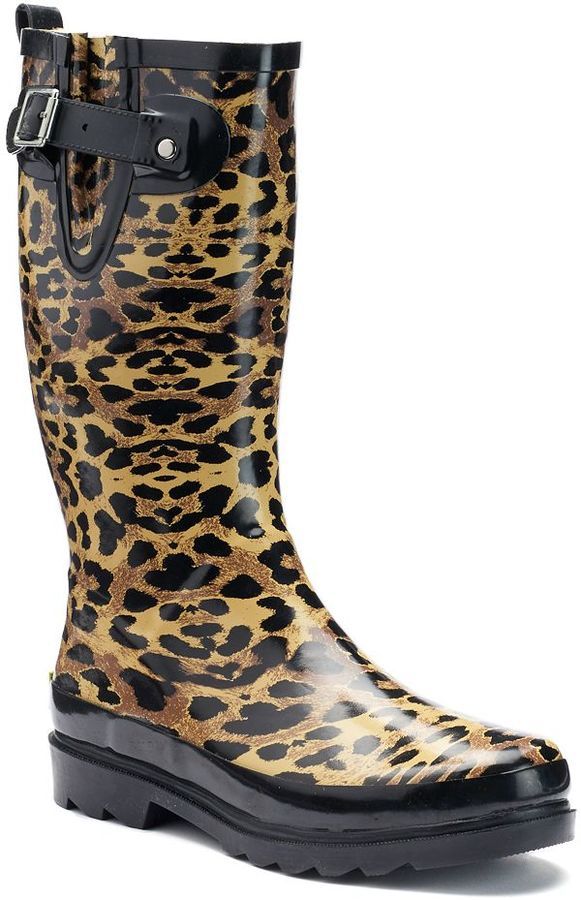 kohls rubber boots