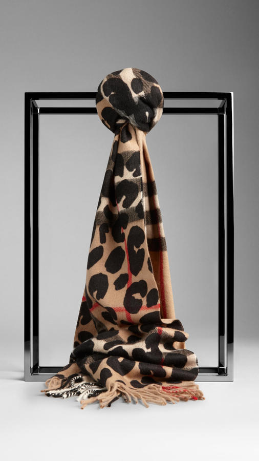 burberry animal scarf