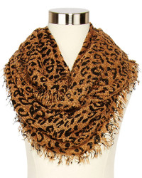 jcpenney Boucle Animal Print Infinity Scarf