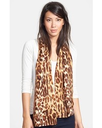 Echo Leopard Silk Scarf