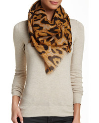 Roffe Accessories Leopard Scarf