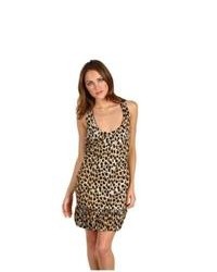 Just Cavalli Leopard Print Bubble Dress Dress