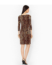 Lauren Ralph Lauren Leopard Print Sheath Dress
