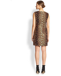 Moschino Cheap & Chic Moschino Cheap And Chic Leopard Sheath Dress