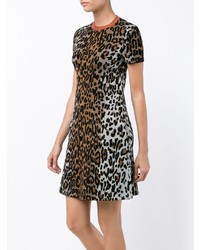 Stella McCartney Cheetah Print Jacquard Dress